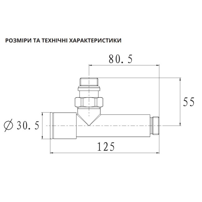 Кран угловой для полотенцесушителей Raftec 1/2"х1/2" удлиненный, золото, 2шт.
