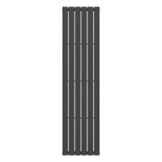 Вертикальный радиатор Largo 452х1800-6, anticor, черный муар