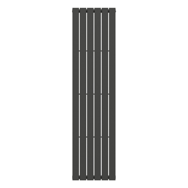 Вертикальный радиатор Largo 452х1800-6, anticor, черный муар