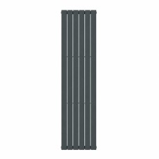 Вертикальный радиатор Largo Double 456х1800-6, anticor, антрацит