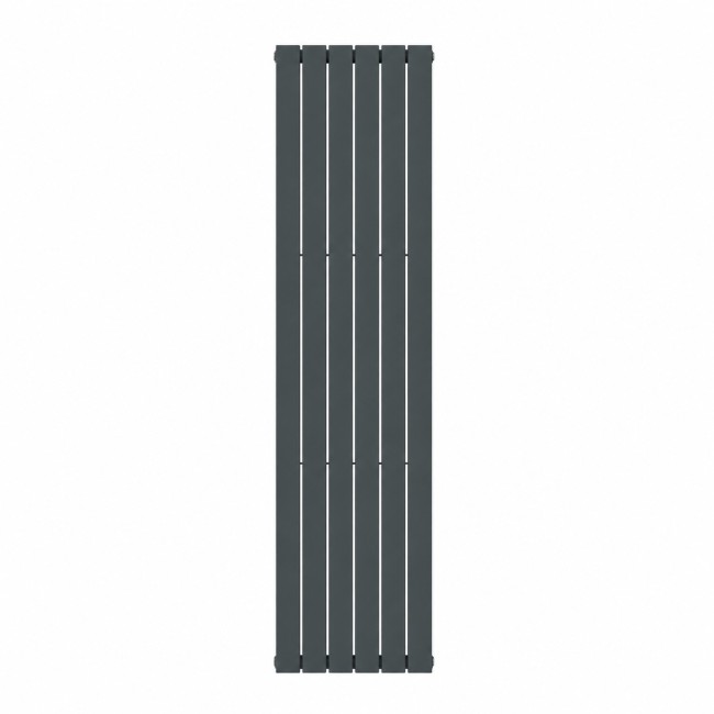 Вертикальный радиатор Largo Double 456х1800-6, anticor, антрацит