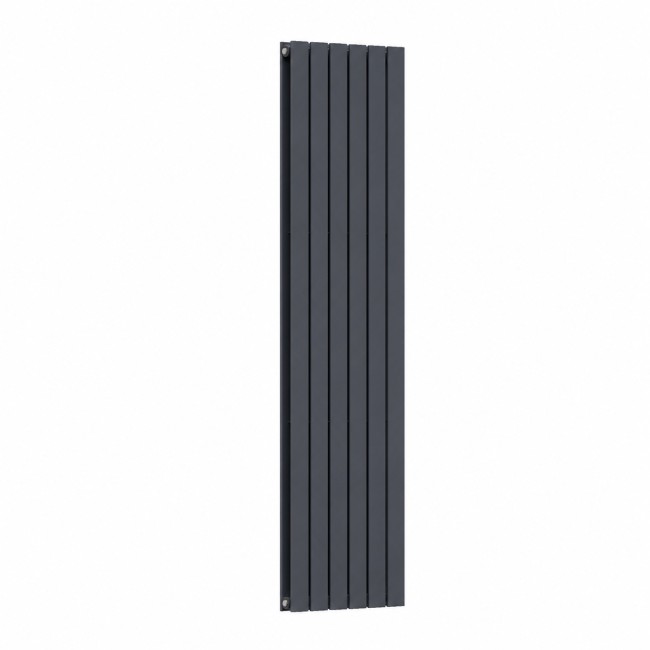 Вертикальный радиатор Largo Double 456х1800-6, anticor, антрацит