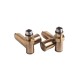 Кран угловой под ТЭН 1/2"х1/2", бронза, 2шт.