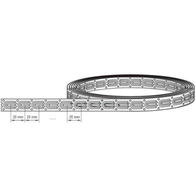 Лента монтажная для теплого пола NAVIN StepFix 20x0,5, 10 м