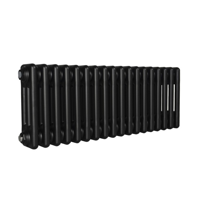 Трубчастий радіатор Column 3 300×830, бокове підк., чорний
