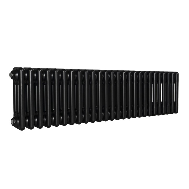 Трубчастий радіатор Column 3 300×1190, бокове підк., чорний