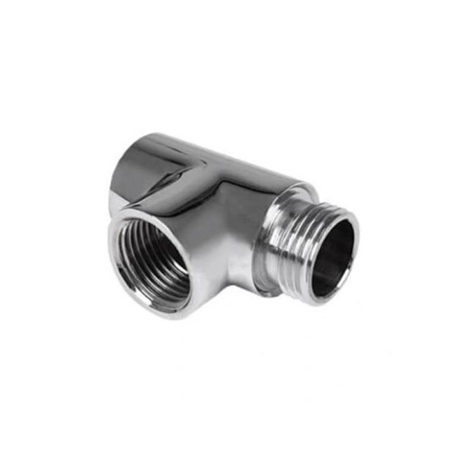 Тройник NAVIN для подключения ТЭНа, 1/2", хром