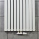 Вертикальный радиатор Ellipse Double 600х1800-10 (50 мм), anticor, белый