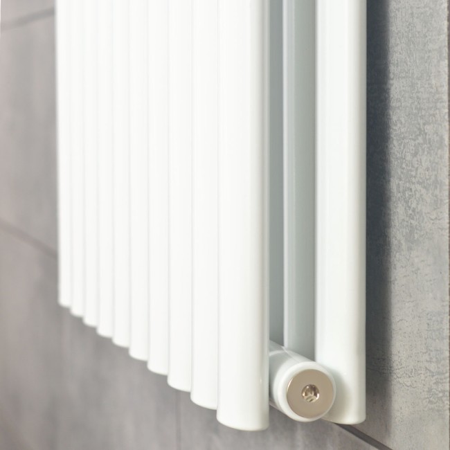Вертикальный радиатор Ellipse Double 600х1800-10 (50 мм), anticor, белый