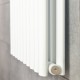 Вертикальный радиатор Ellipse Double 600х1800-10 (50 мм), anticor, белый