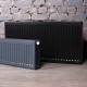 Сталевий радіатор опалення Warm Well тип 22 300×800 чорний підкл. нижнє