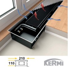 Радиатор в пол Kermi Ascotherm KRN91 210 110 1250