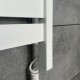 Електрична рушникосушка NAVIN Largo 1100х500 Sensor з Wi-Fi, широка правобічна, білий оксамит
