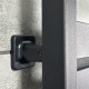 Електрична рушникосушка NAVIN Largo 1100х500 Sensor з Wi-Fi, широка правобічна, чорний муар
