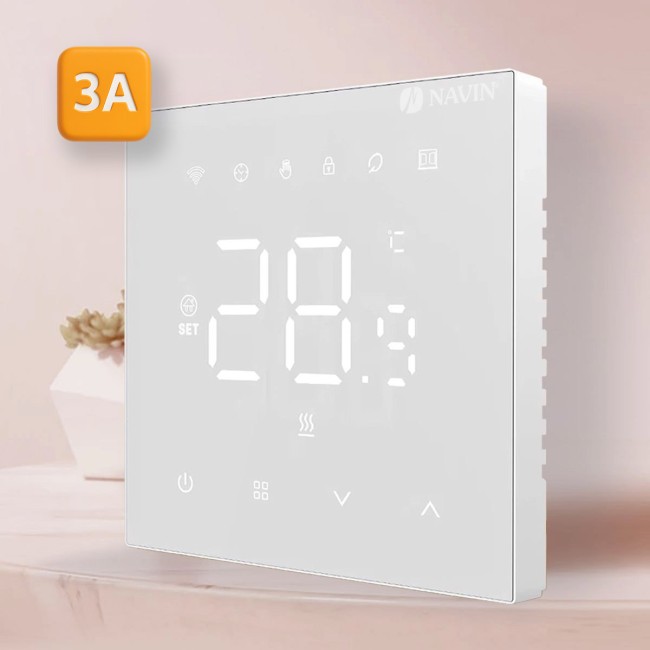 Терморегулятор для отопительного котла NAVIN WT410 W-3А с Wi-Fi