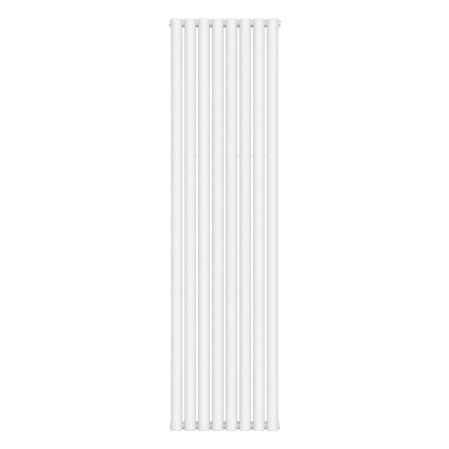 Вертикальный радиатор Ellipse Double 480х1800-8, anticor, белый