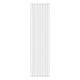 Вертикальный радиатор Ellipse Double 480х1800-8, anticor, белый