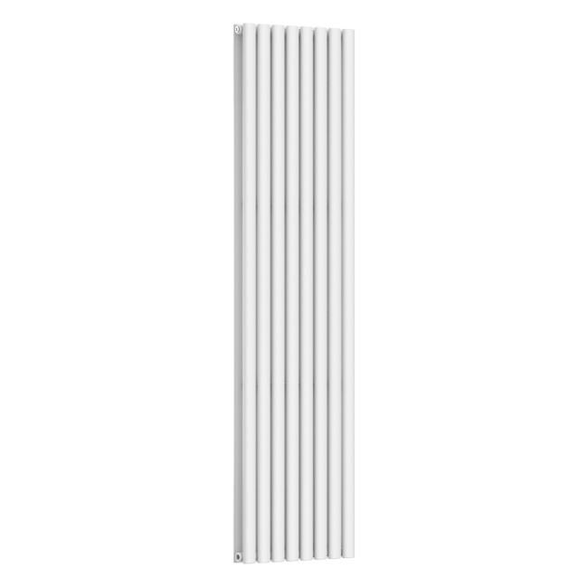 Вертикальный радиатор Ellipse Double 480х1800-8, anticor, белый