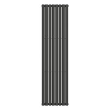 Вертикальный радиатор Ellipse Double 480х1800-8, anticor, черный муар