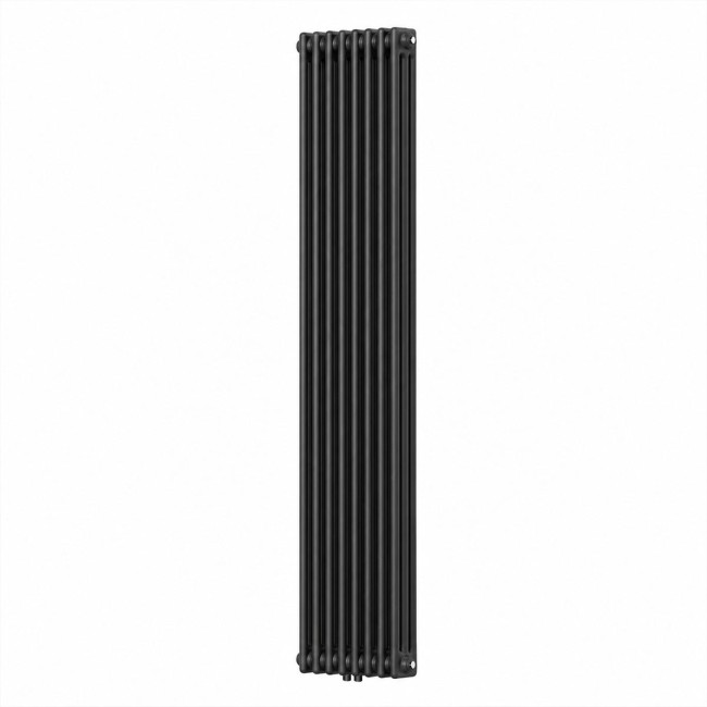 Вертикальный радиатор NAVIN Calidum 3-8 380x1800 (50 мм), anticor, черный муар