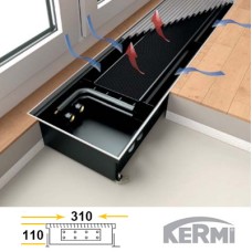 Радиатор в пол Kermi Ascotherm KRN91 310 110 1000