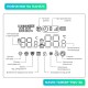 Терморегулятор для котла NAVIN TGB5RF-3A с Wi-Fi, программируемый, белый