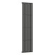 Вертикальный радиатор Ellipse 480х1800-8, anticor, черный муар