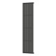 Вертикальный радиатор Ellipse 480х1800-8, anticor, черный муар