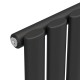 Вертикальный радиатор Ellipse 480х1800-8, anticor, черный муар