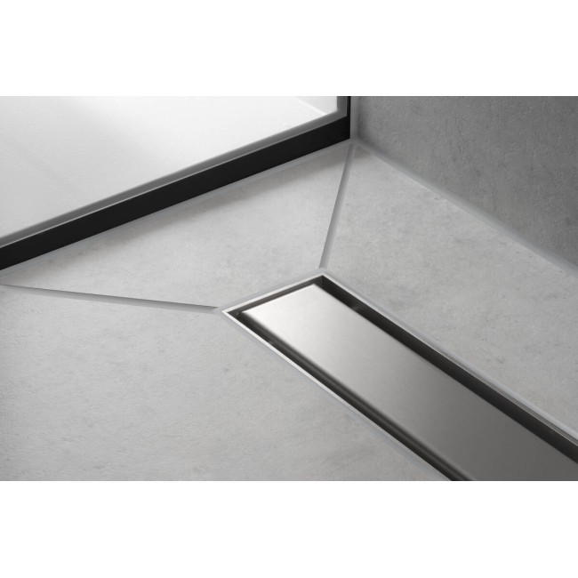 Внешняя часть слива hansgrohe для душа 600 мм RainDrain Match 56036700 белый матовый