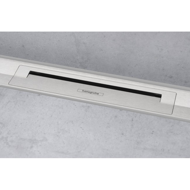 Решетка для трапа hansgrohe RainDrain 1000 мм Flex Wall, 56053340 Brushed Black Chrome