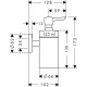 Диспенсер для рідкого мила hansgrohe Logis 40514000 хром