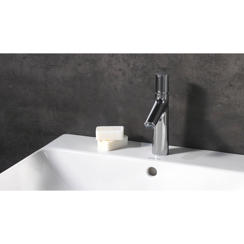 Змішувач hansgrohe Talis Select S для раковини із середнім виливом і зливним гарнітуром, хром 72042000
