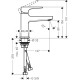 Змішувач hansgrohe Metropol для раковини з донним клапаном Push-Open 32500340 чорний матовий хром