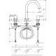 Змішувач hansgrohe Vernis Shape для раковини із зливним гарнітуром, чорний матовий 71563670