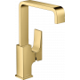 Змішувач hansgrohe Metropol для раковини із зливним клапаном Push-Open 32511990 золото