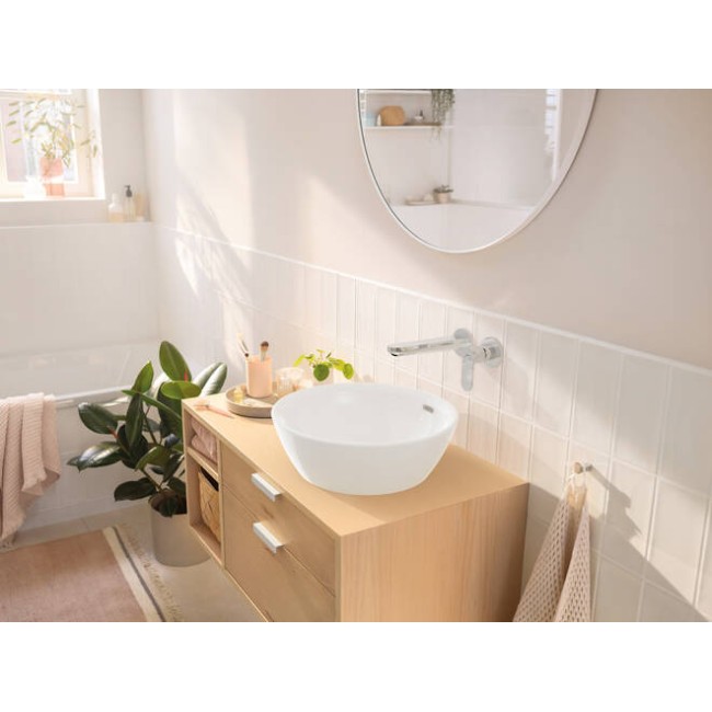 Змішувач hansgrohe Rebris S для раковини із зливним гарнітуром, хром 72528000