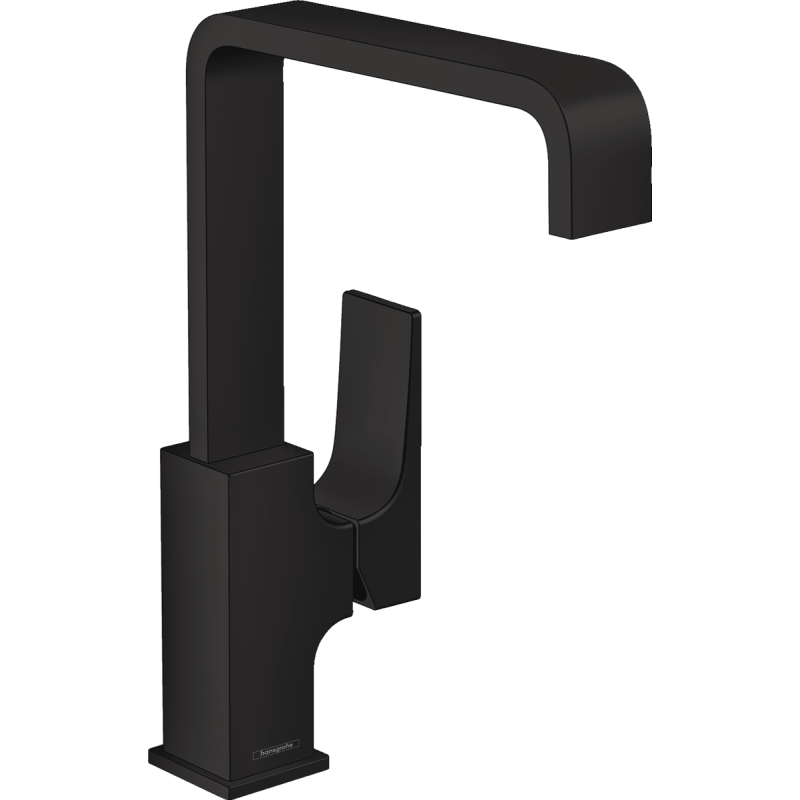 Змішувач hansgrohe Metropol для раковини із зливним клапаном Push-Open 32511670 чорний матовий
