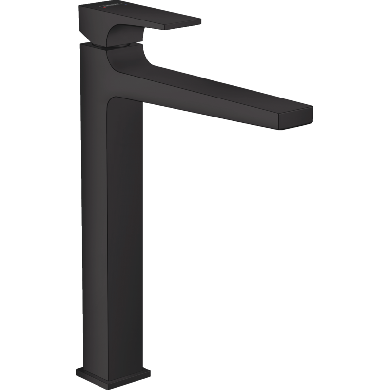 Змішувач hansgrohe Metropol для раковини із зливним клапаном Push-Open 32512670 чорний матовий