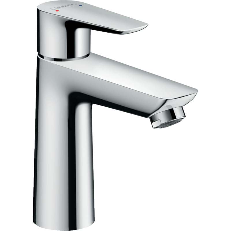Змішувач для раковини hansgrohe Talis E із зливним клапаном push-open, хром 71711000