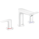 Змішувач hansgrohe Talis E на три отвори з донним клапаном, білий матовий 71733700