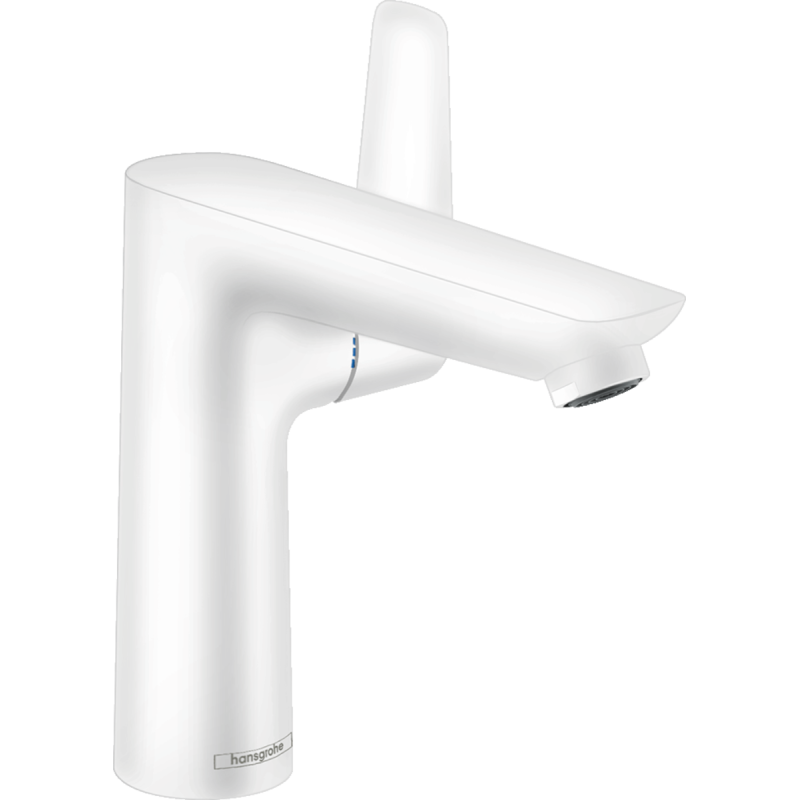 Змішувач hansgrohe Talis E для раковини із зливним гарнітуром, білий матовий 71754700
