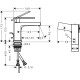 Змішувач hansgrohe Tecturis E CoolStart EcoSmart+ для раковини без зливного гарнітура, хром 73001000