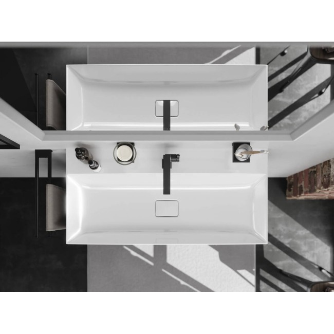 Змішувач hansgrohe Tecturis E CoolStart EcoSmart+ для раковини без зливного гарнітура, бронза 73021140