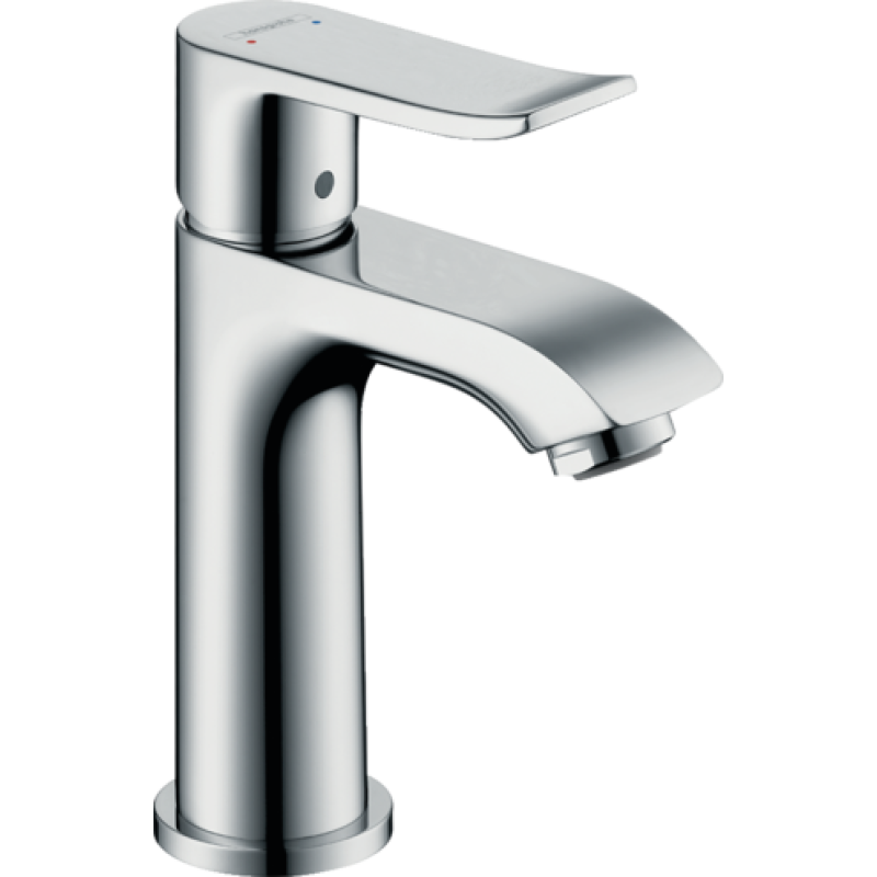 Змішувач hansgrohe Metris для раковини без донного клапана, хром 31186000