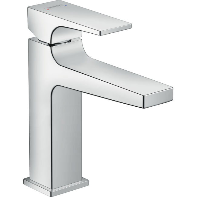 Змішувач hansgrohe Metropol 32507000 для раковини зі зливним клапаном Push-Open, хром