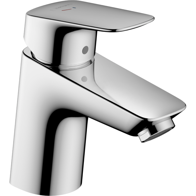 Змішувач hansgrohe Logis Coolstart 2Flow для раковини з зливним набороим, хром 71075000