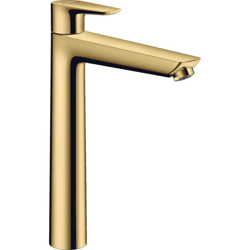 Змішувач hansgrohe Talis E для раковини з високим виливом та зливним гарнітуром, золото 71716990