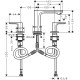 Змішувач hansgrohe Rebris S для раковини зі зливним гарнітуром, хром 72530000