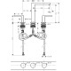 Змішувач hansgrohe Tecturis E для раковини зі зливним гарнітуром, бронза 73030140